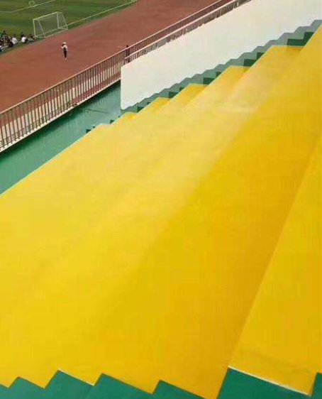 九江球场台阶翻新修补改造
